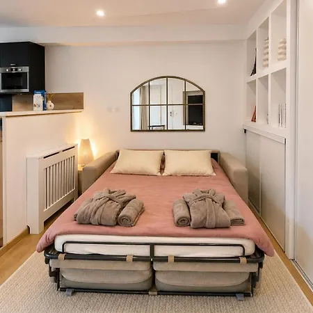 Daire La Demeure Du Taureau T1 Cosy, Clim,wifi, Castillet 15 Min, Parking Facile