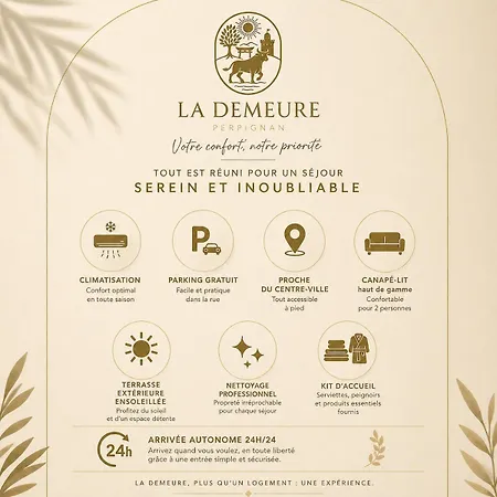 La Demeure Du Taureau T1 Cosy, Clim,wifi, Castillet 15 Min, Parking Facile Daire